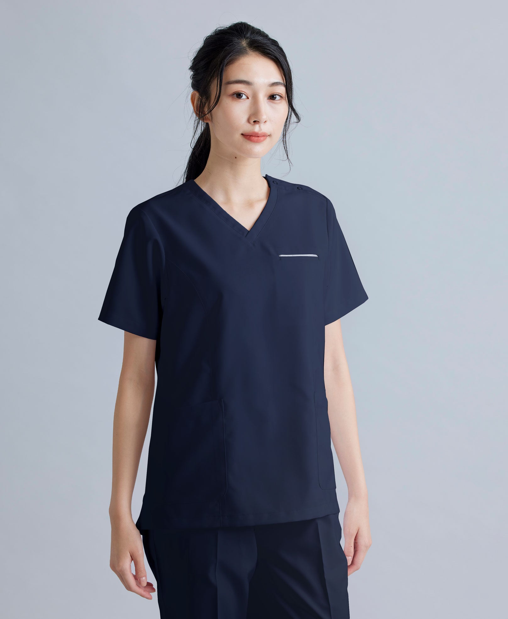 レディス New ベーシック スクラブシャツ – 白衣・スクラブ