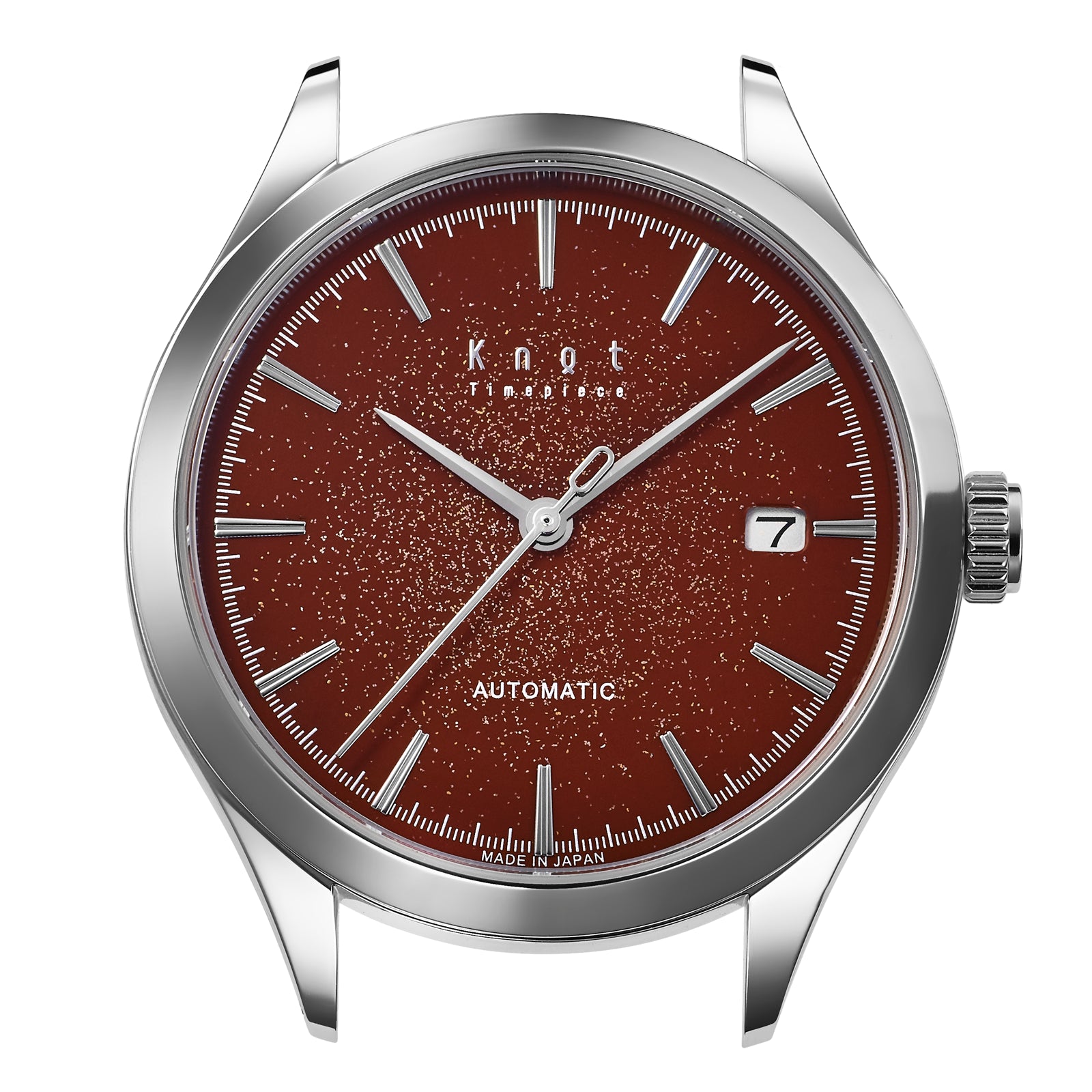 Knot AT-38SVJPRDGS 機械式腕時計 メンズ 自動巻き レッド 日本製 38mm