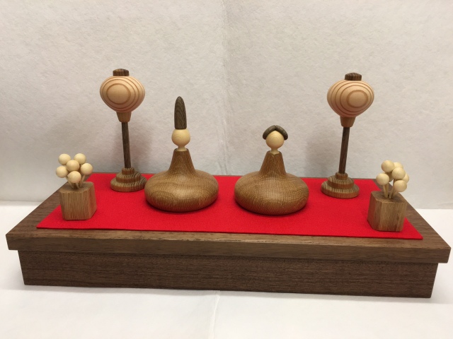 三浦忠司 ひな一段セット（小） 木のおもちゃ専門店 こどもの木
