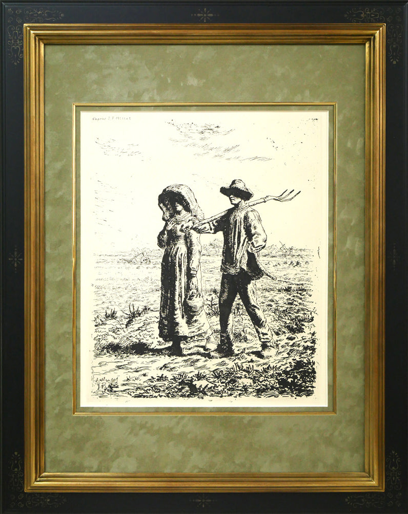 ジャン＝フランソワ ミレー(Jean-François MILLET)「仕事に出かける人