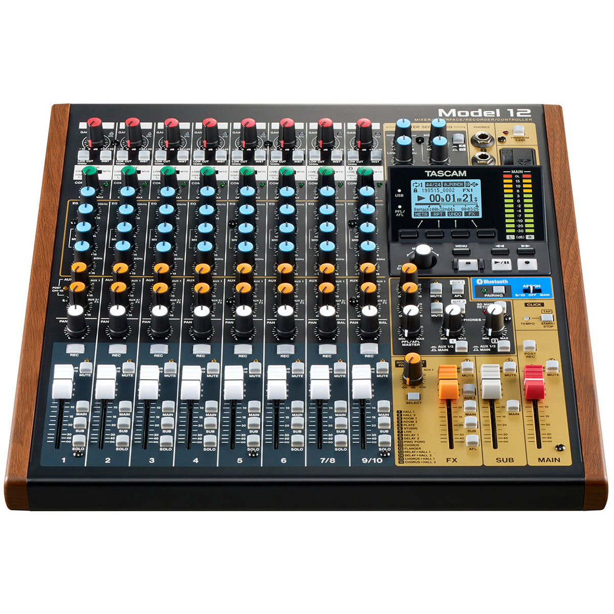 Tascam Model 12 Multi-Track Live Recording Console DECKSAVER KIT