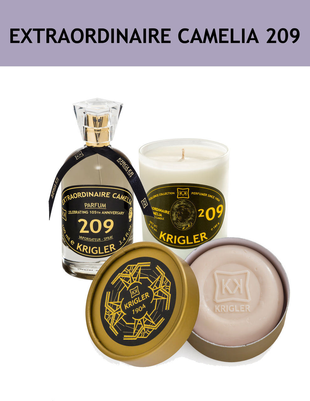 Krigler 209 Set - Extraordinaire Camelia: Luxury Fragrance & Gift 2026