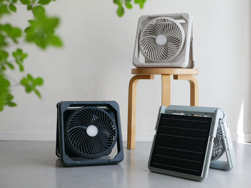 AiMY/エイミー＞コードレスソーラーファン – カチモ | カチあるモノで