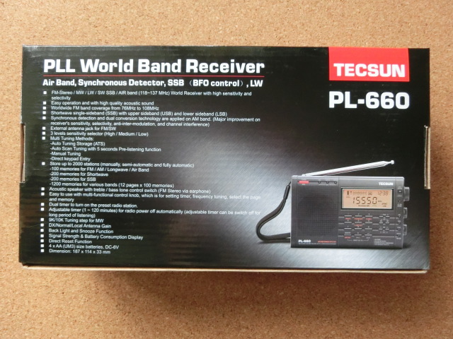 中華短波ラジオTECSUN PL-660を買いましたがFMバンドが・・・: K's