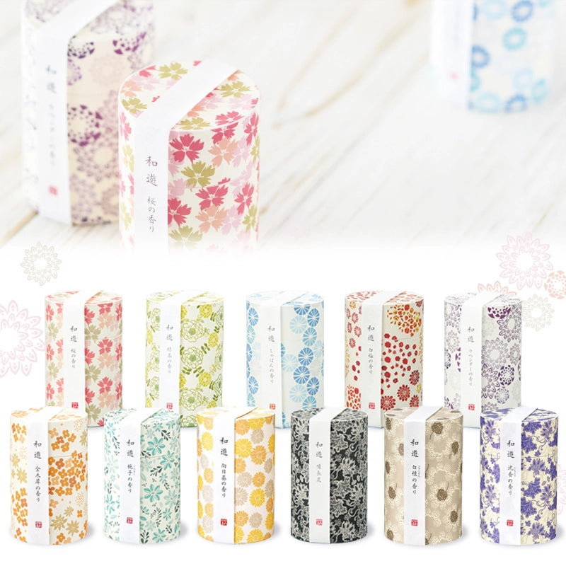 カメヤマローソク 和遊 ミニ寸筒箱 各種【自宅用線香】 | 小物の通販