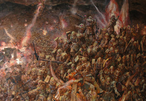 ザク （戦争画 RETURNS 番外編）」 : 新茶がうまいんです。