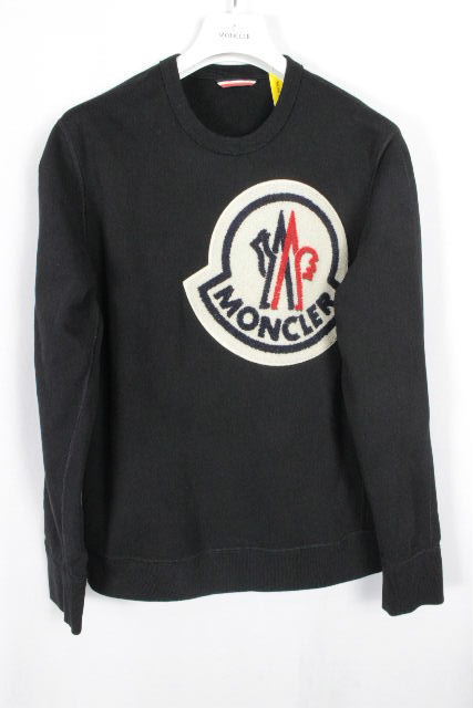 モンクレール ［ MONCLER ］ 18SS デカワッペン トレーナー ブラック