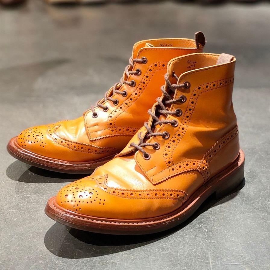 TRICKERS】トリッカーズ モールトン M2508 カントリーブーツ カーフ