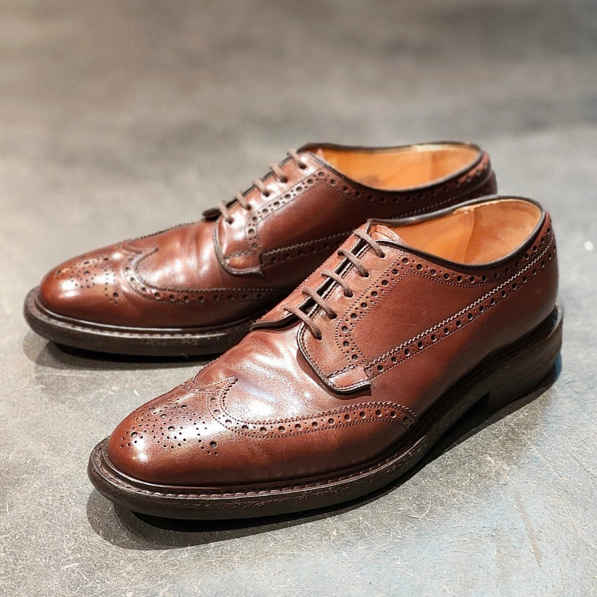 Church's】チャーチ 5都市 グラフトン ウイングチップ カーフ ブラウン