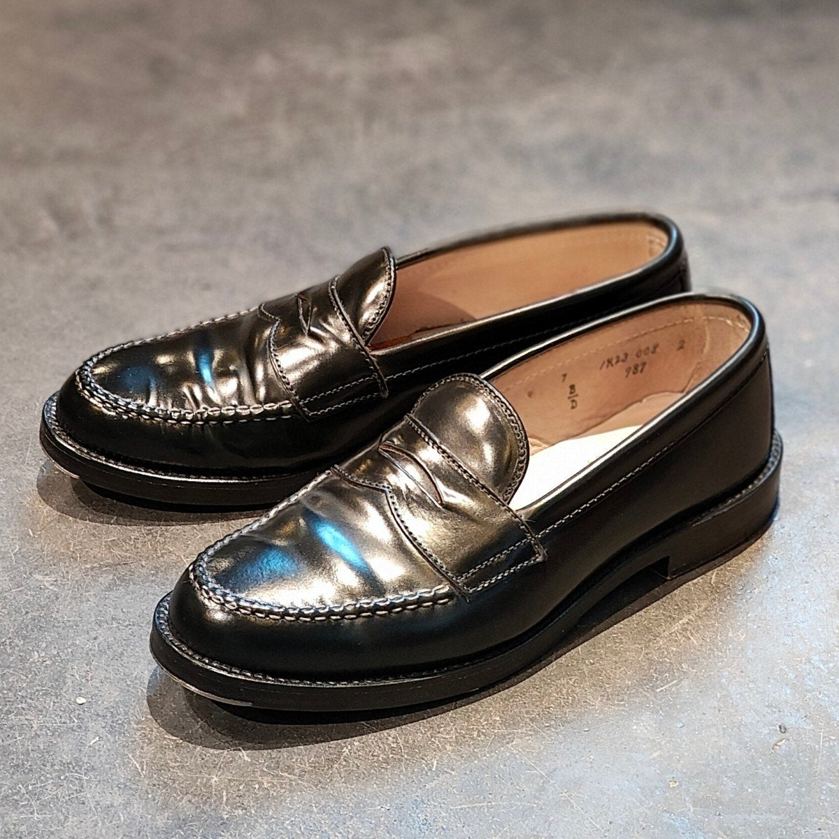 使用数回 【ALDEN】オールデン 987 ペニーローファー コードバン