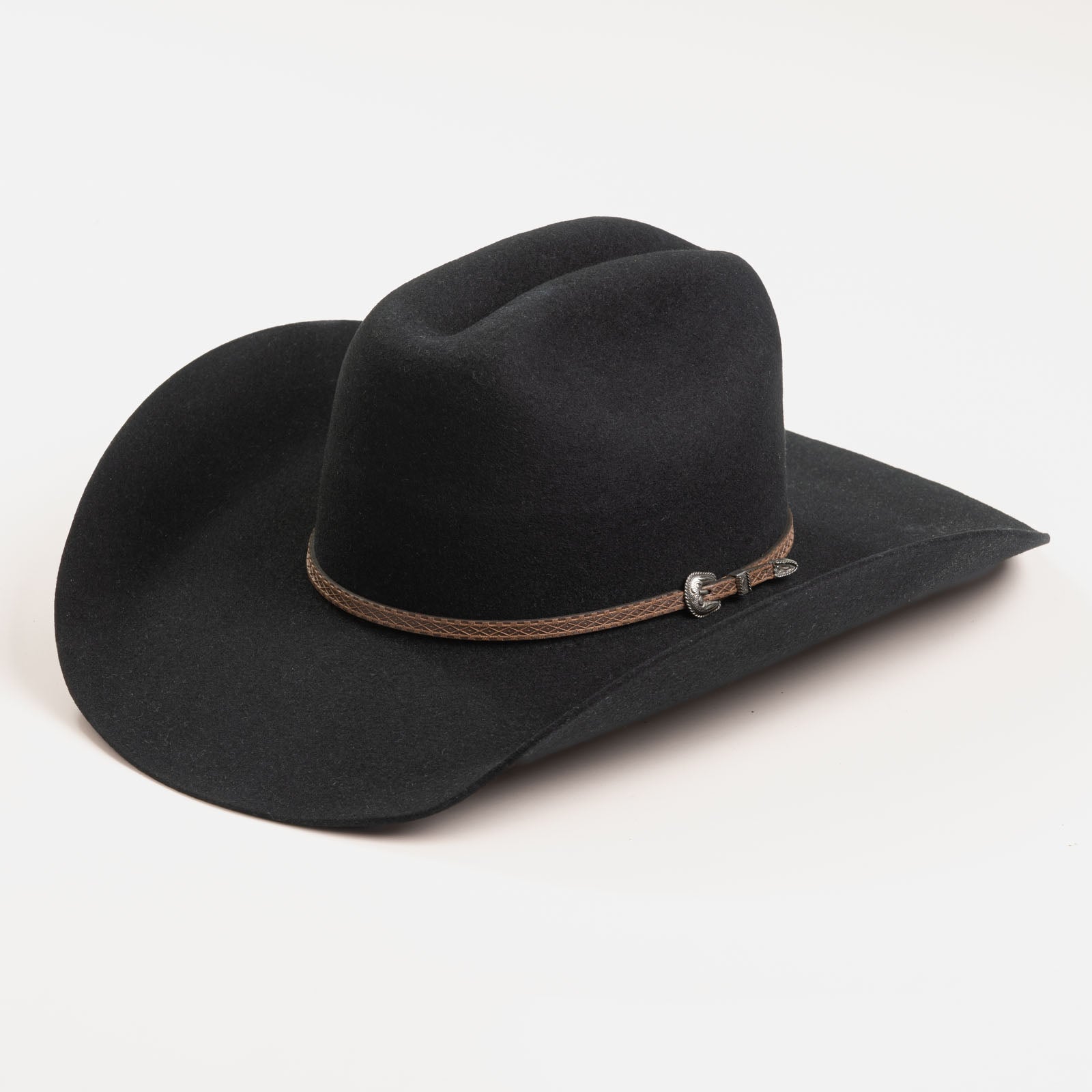 3X Bandera in Black | Larry Mahan Wool Felt Western – Larry Mahan Hats