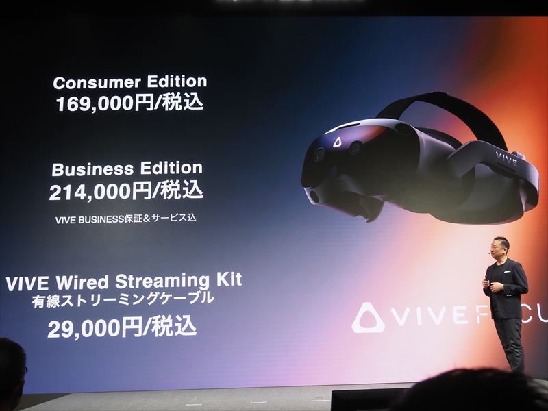 スタンドアローンとロスレスPCVRの“妥協しないXRデバイス”HTCが新型VR