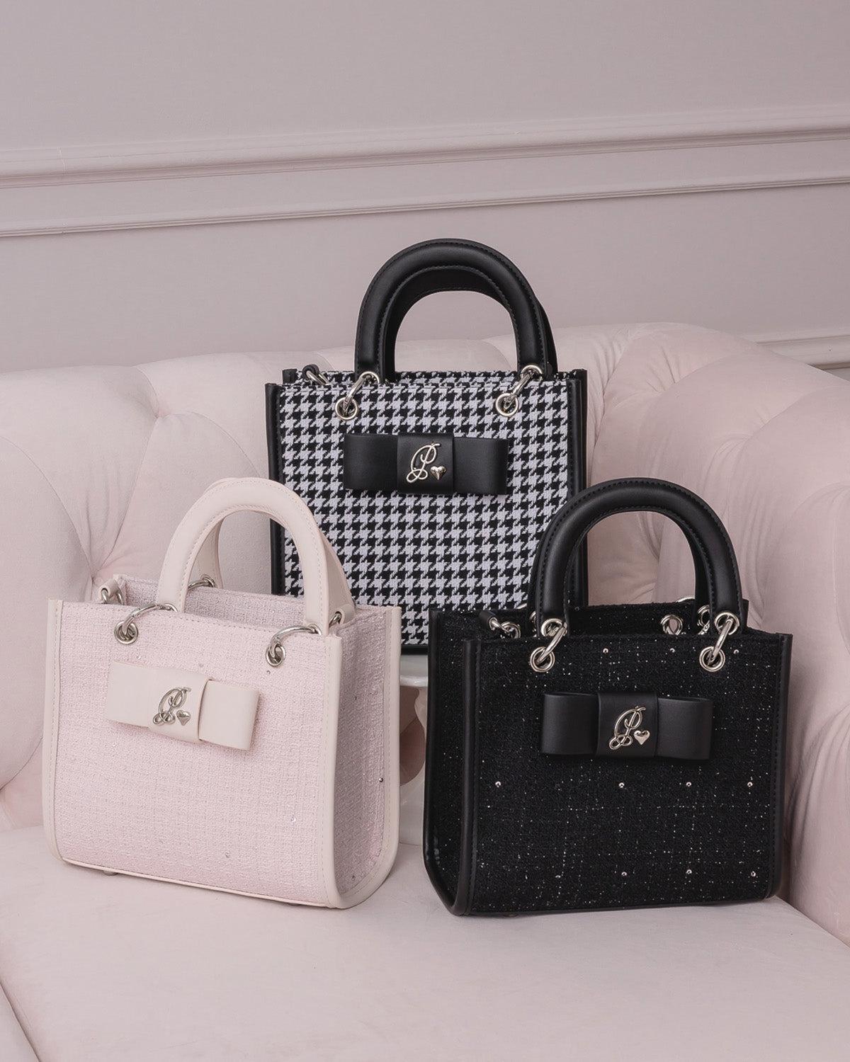 フロントリボンスクエアミニトート – pium