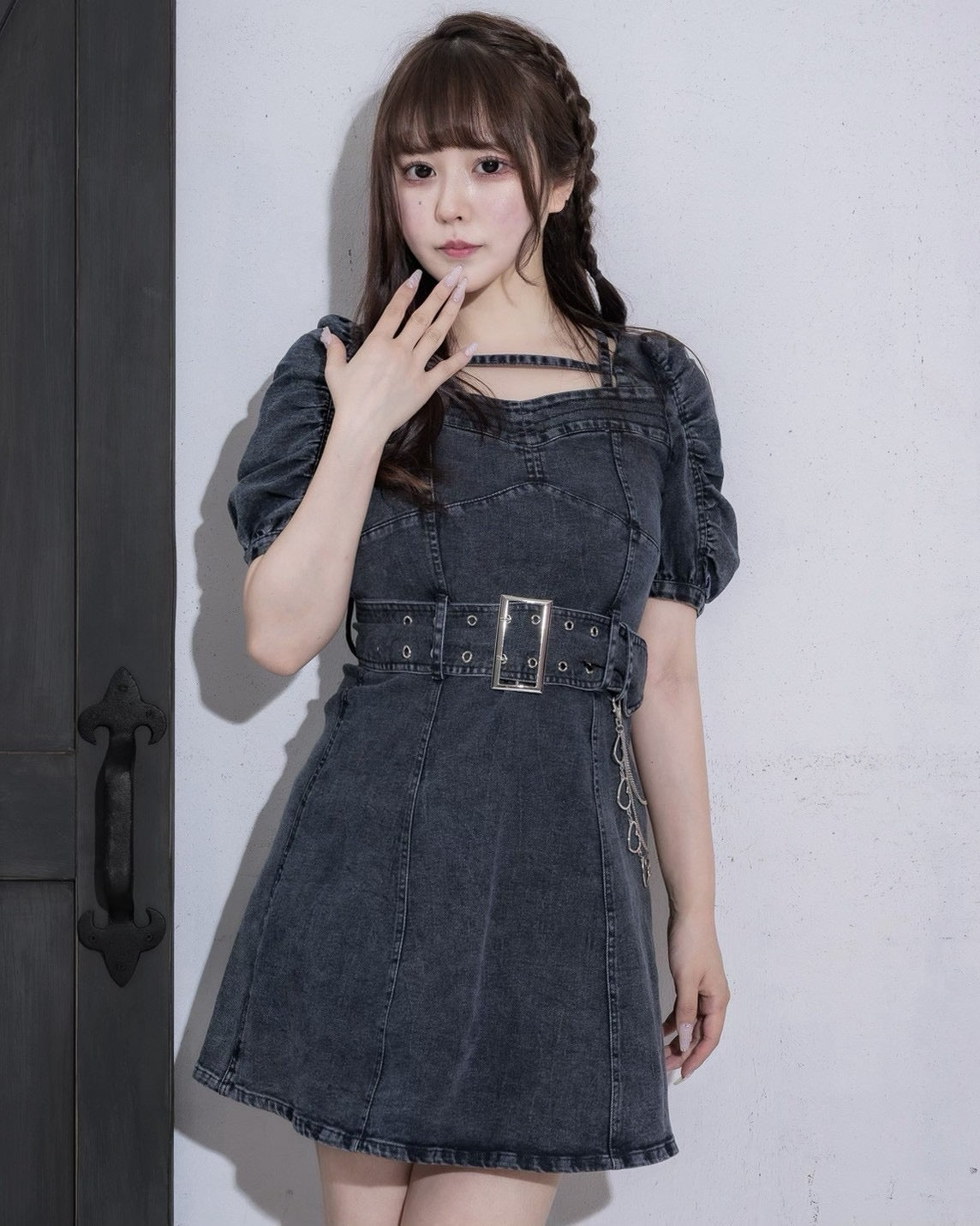 クロステープベルトミニワンピース – pium