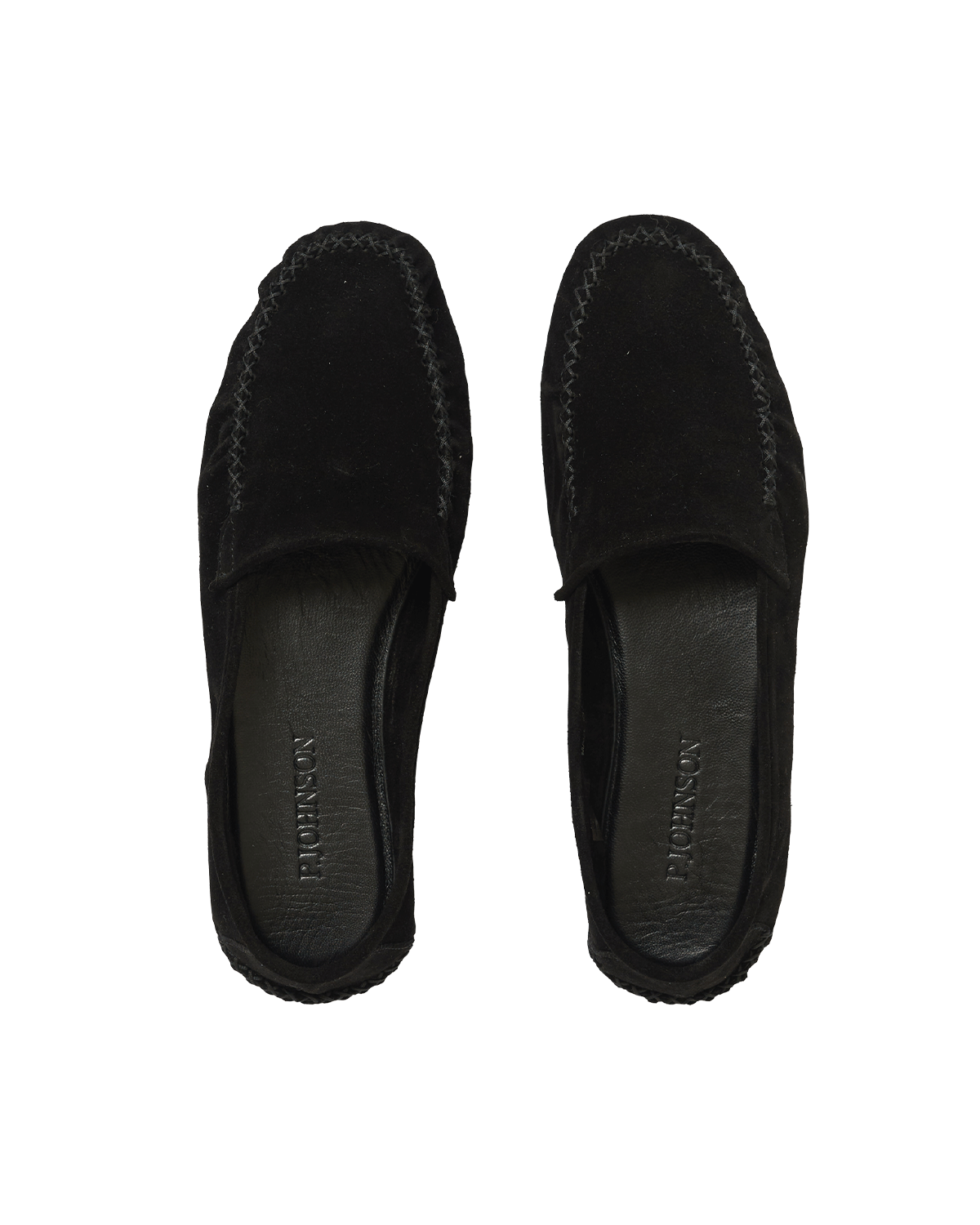 Soft Moccasin - Black Suede