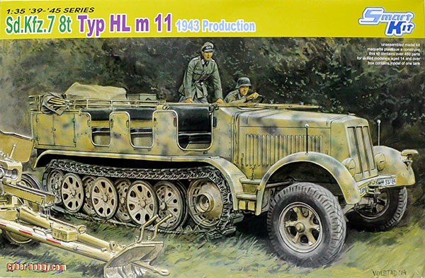 プラモ日記 » ドイツ・8tハーフトラック Sd.kfz.7 1943年型 Op.351