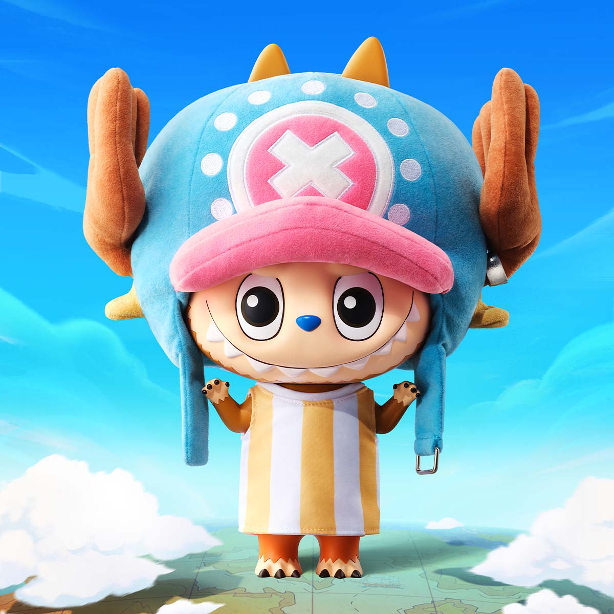POPMART : Mega Labubu 400 % X One Piece Chopper – Poppers Toy Store