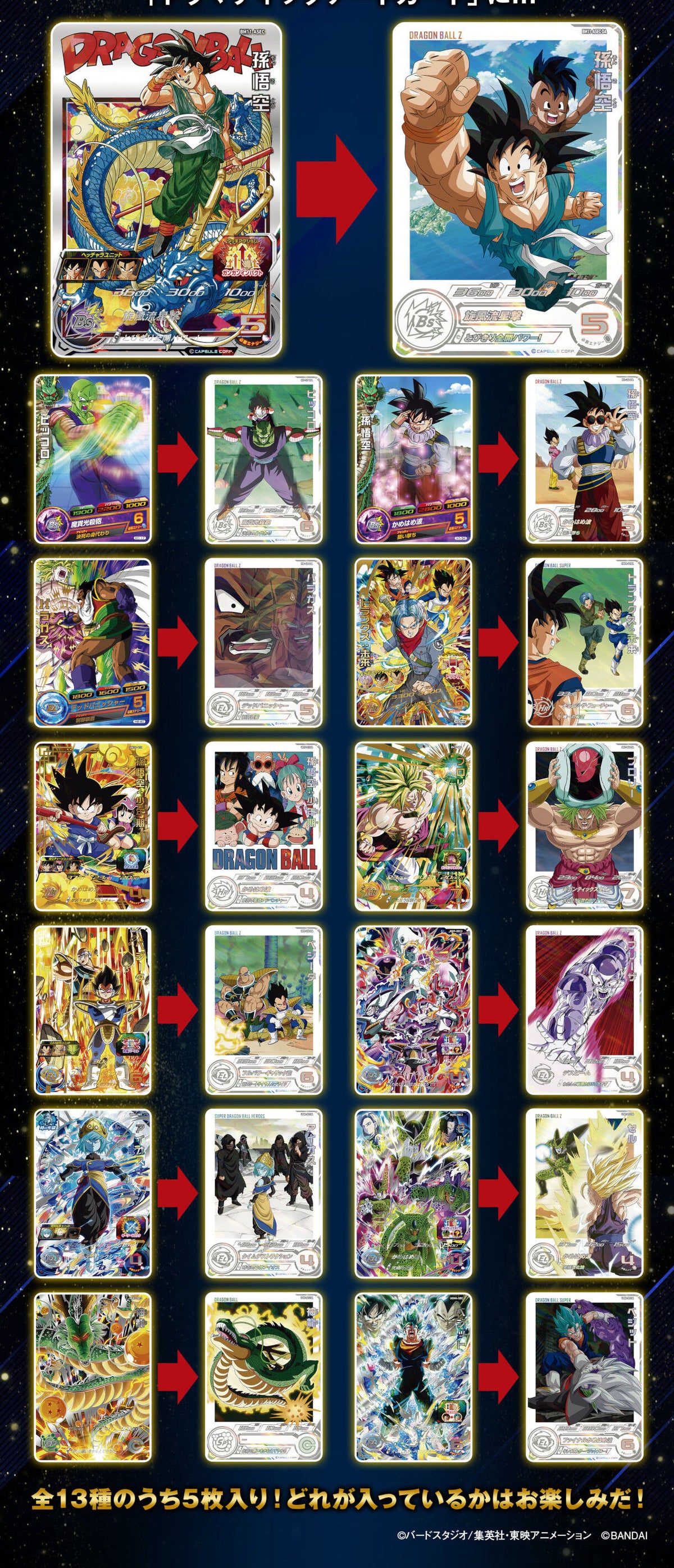 ドラゴンボールカード SDBH 13th ANNIVERSARY COLLECTION BOX SDBH