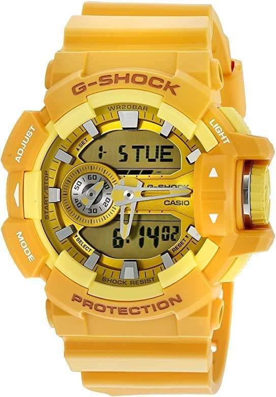 Casio G-Shock Big Case Analog-Digital Yellow Watch GA400A-9A