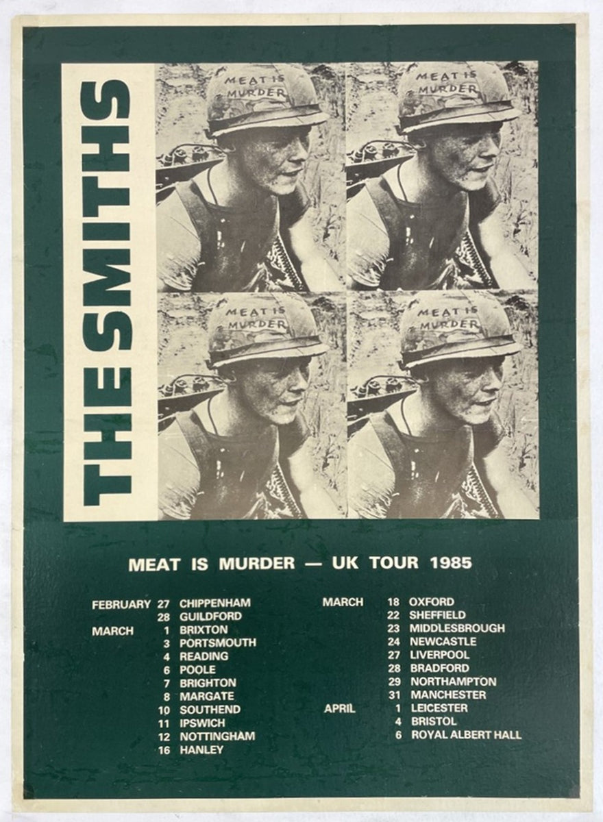 The Smiths - Meat is Murder Tour Original Poster