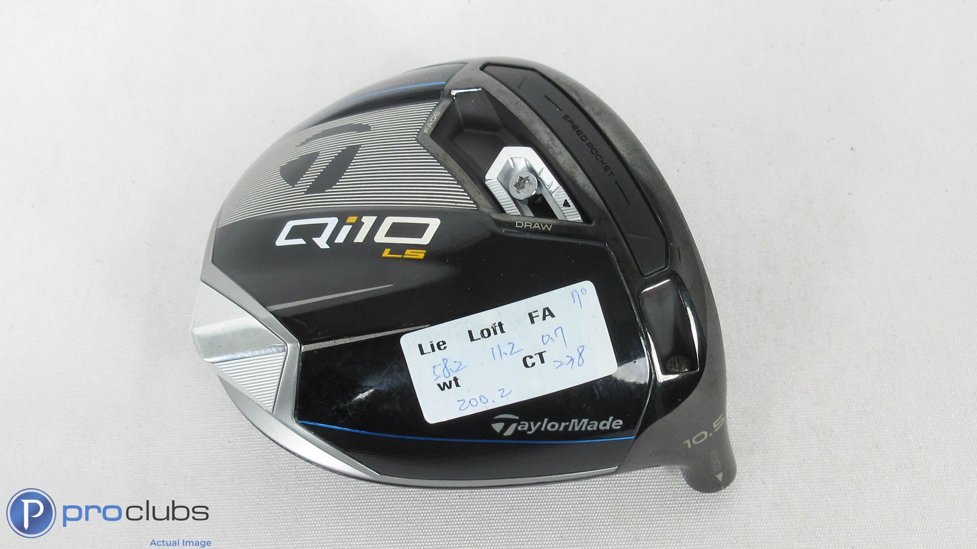 Tour Issue! Excellent! TaylorMade Qi10 LS 10.5* Driver - Head Only - R