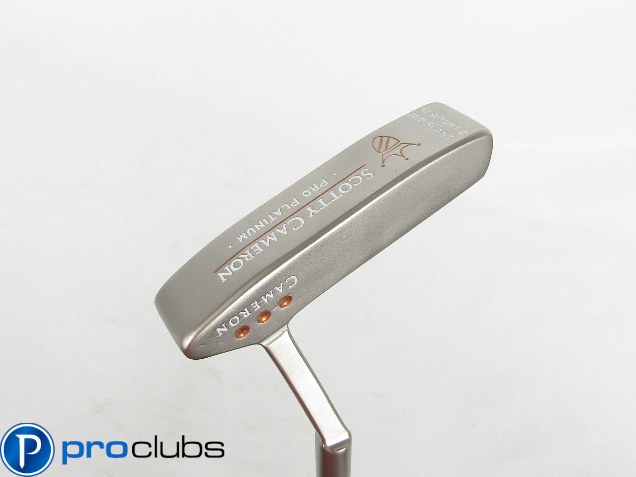 SCOTTY CAMERON PRO PLATINUM NEWPORT 2 MID SLANT PUTTER -REFINISHED- #4