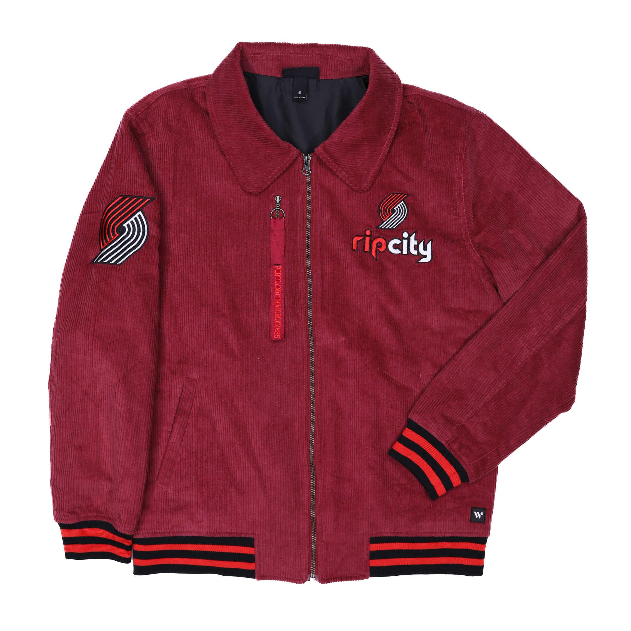 A Swish in Style: The Blazers Wild Collective Corduroy Bomber