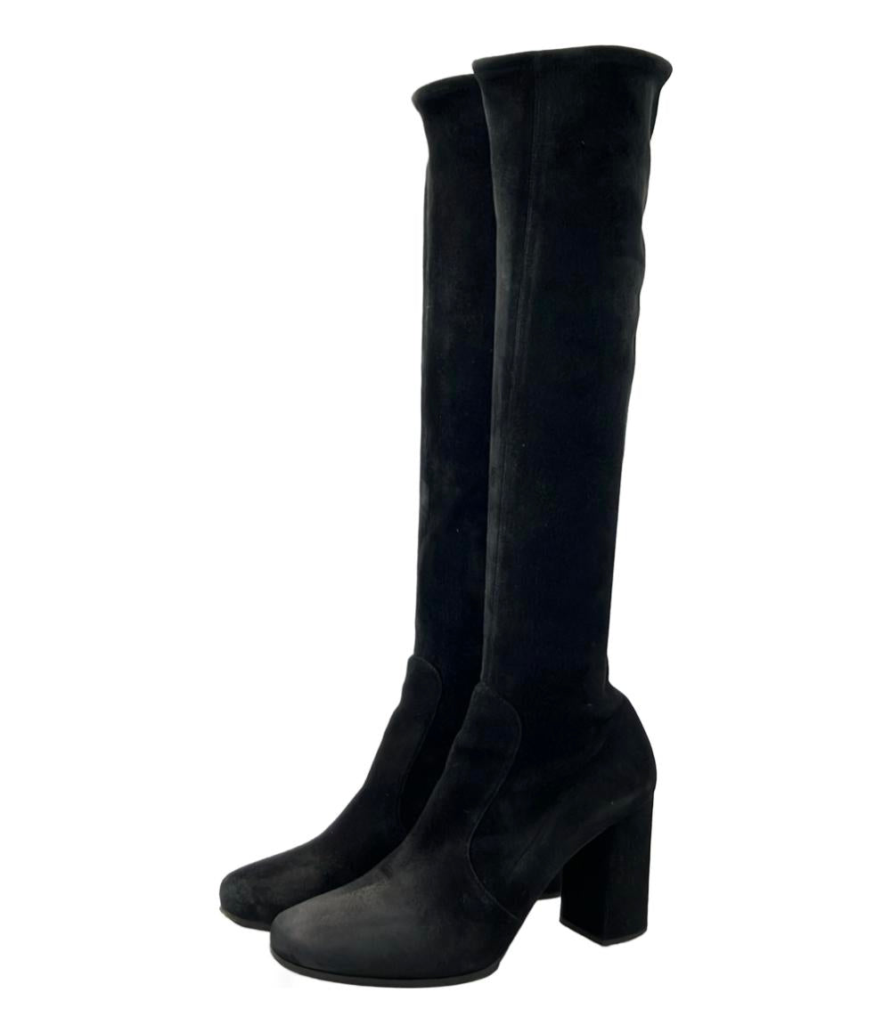 プラダ PRADA 本革ロングブーツ 38サイズ PRADA SPORT(プラダスポーツ