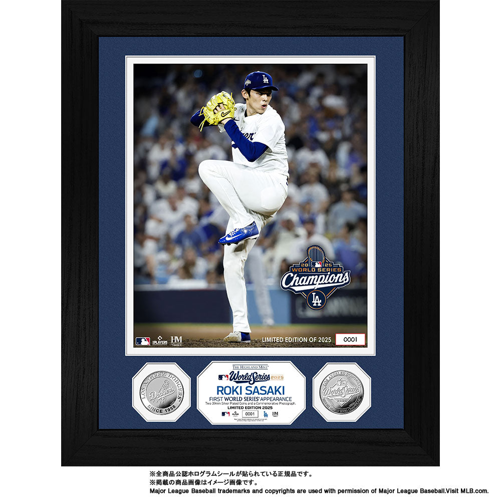 予約】MLB ドジャース 佐々木朗希 ワールドシリーズ 2025 優勝記念