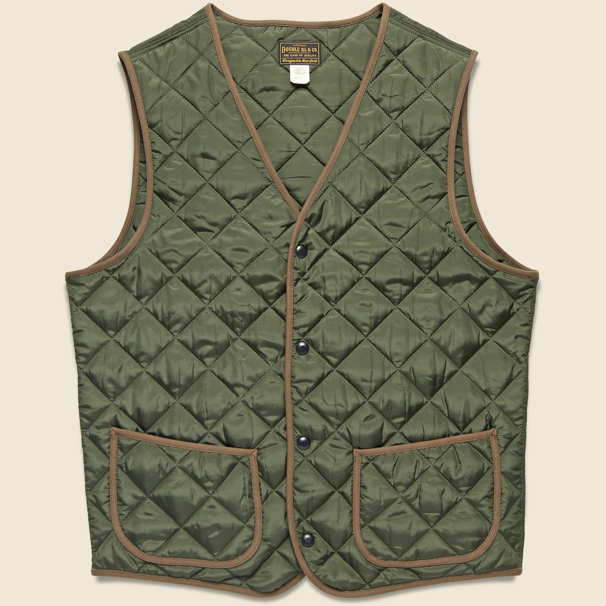 Cooper Quilted Vest - Green