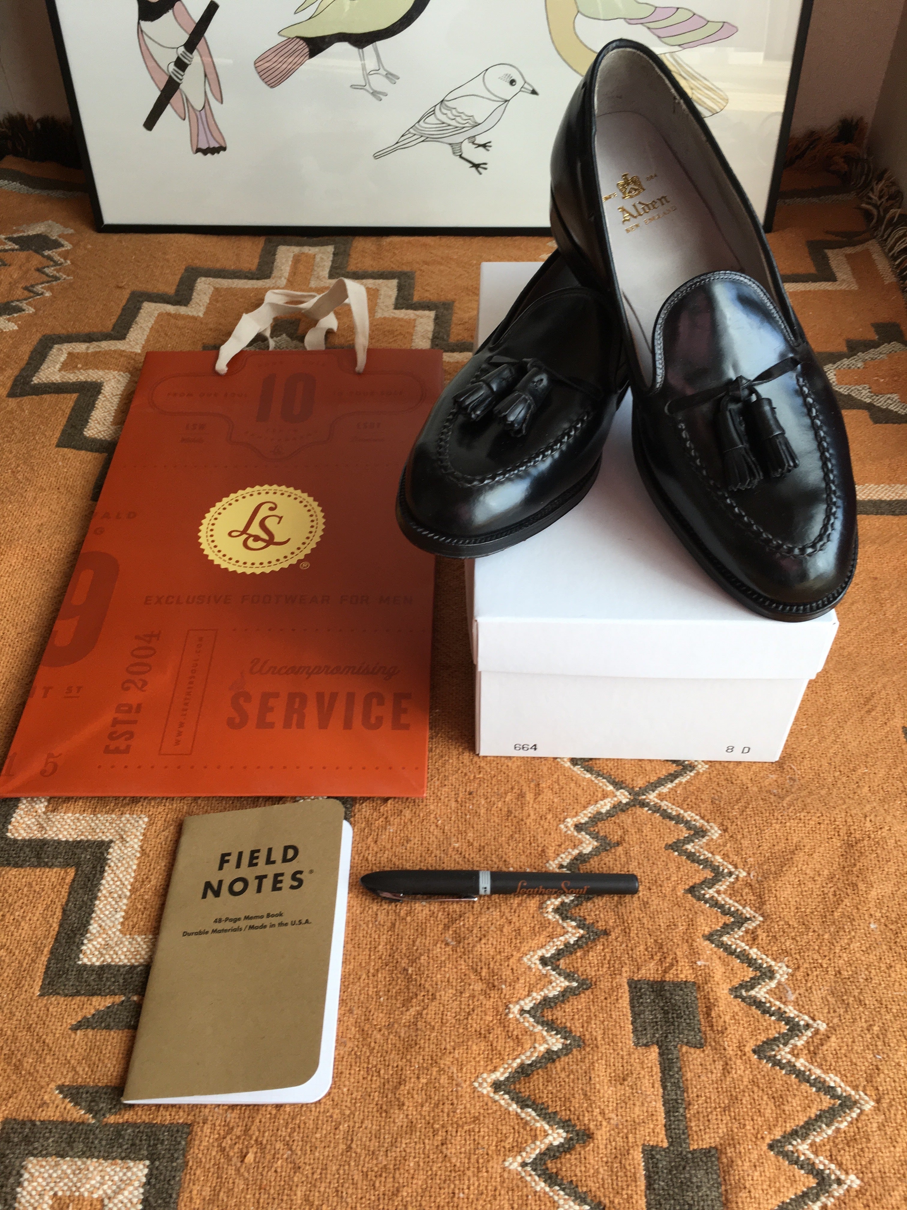 ALDEN アバディーンラスト ブラックコードバン タッセルローファー