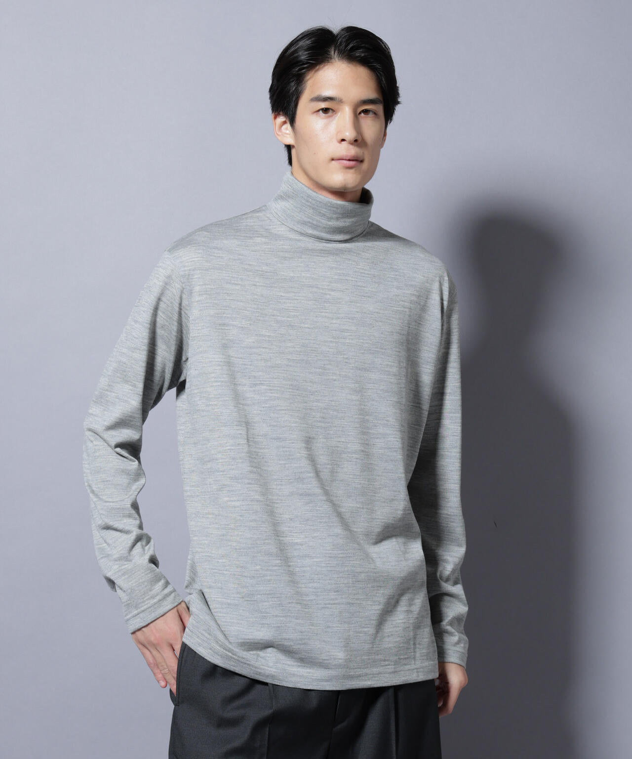 MIYATA×NANO JAPAN MADE 100%WOOL タートルネック