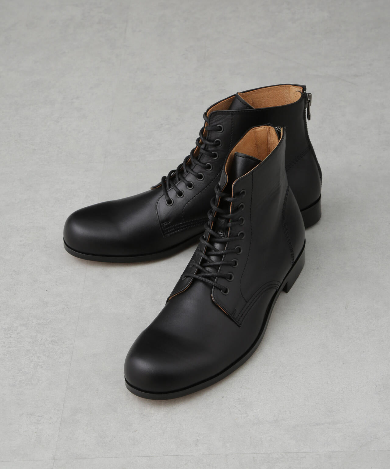 PADRONE THE STANDARD LINE / 別注 BACK ZIP LACEUP BOOTS/ バック