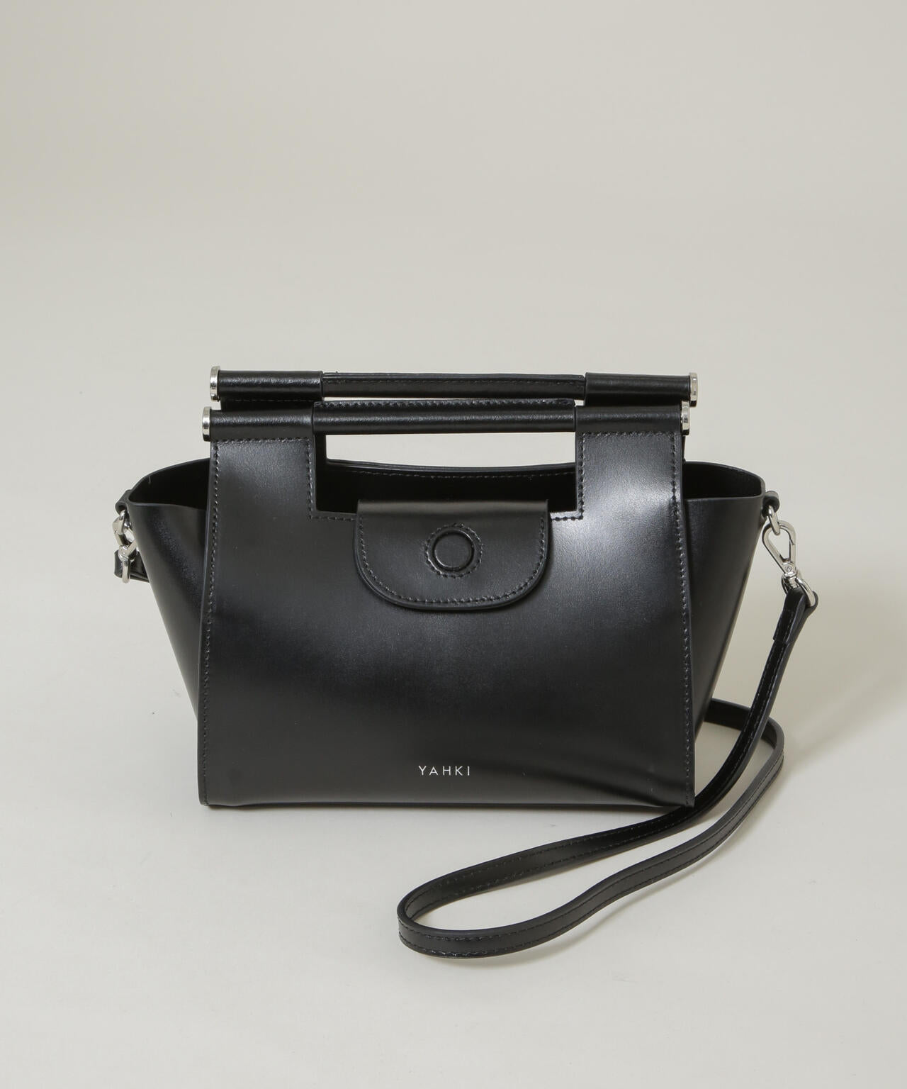 YAHKI / W FACE バーハンドル ショルダーバッグ