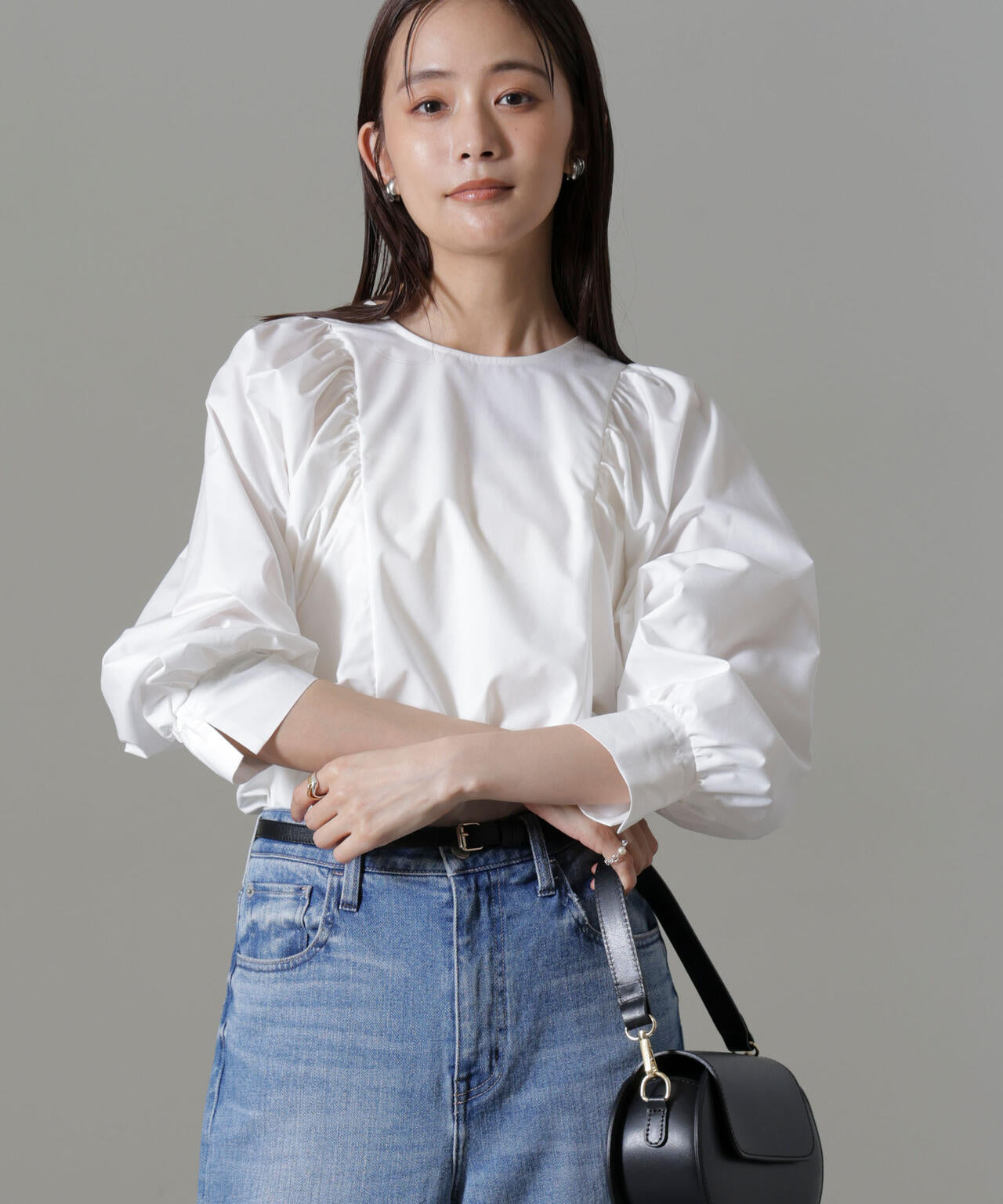 ボリューム スリーブ ブラウス