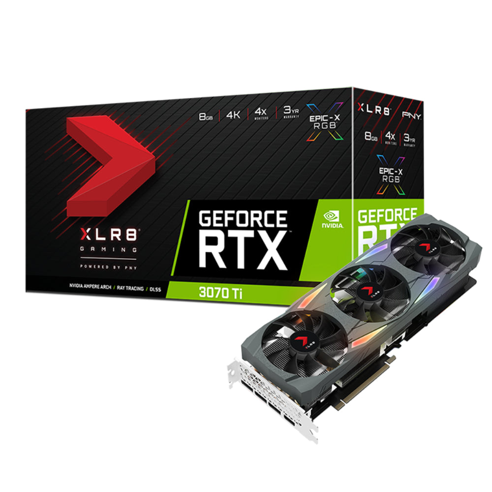 PNY GeForce RTX 3070 Ti 8GB XLR8 Gaming UPRISING EPIC-X RGB Triple