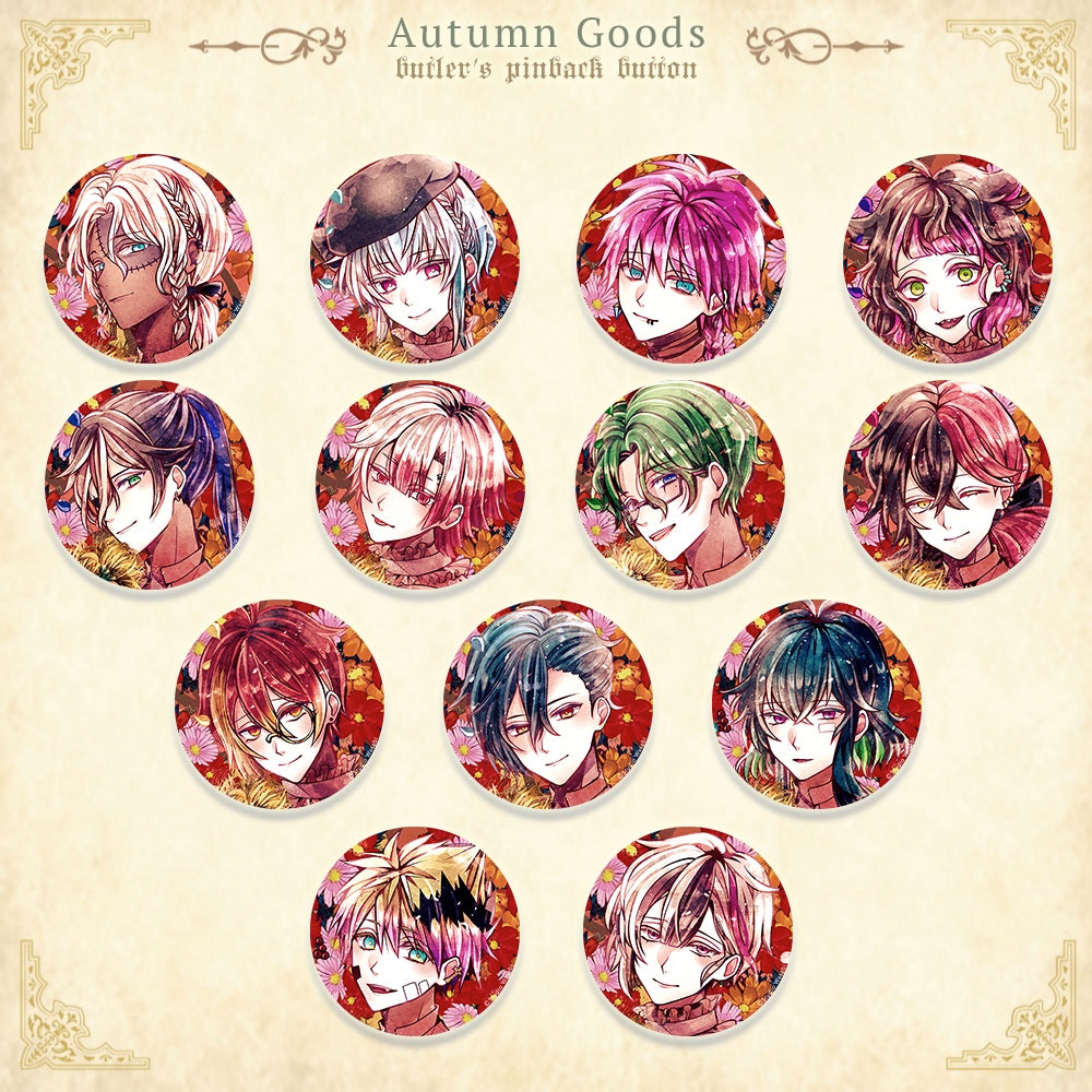 季節を感じる~Autumn~ 缶バッジ – スタジオわさびSHOP