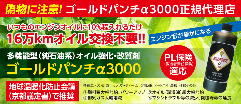 ゴールドパンチ～愛車に長く乗り続けるため｜大分市 株式会社