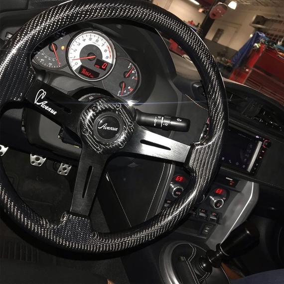 Avenue ステアリングホイール ディープコーン 35パイ ガンメタ Avenue