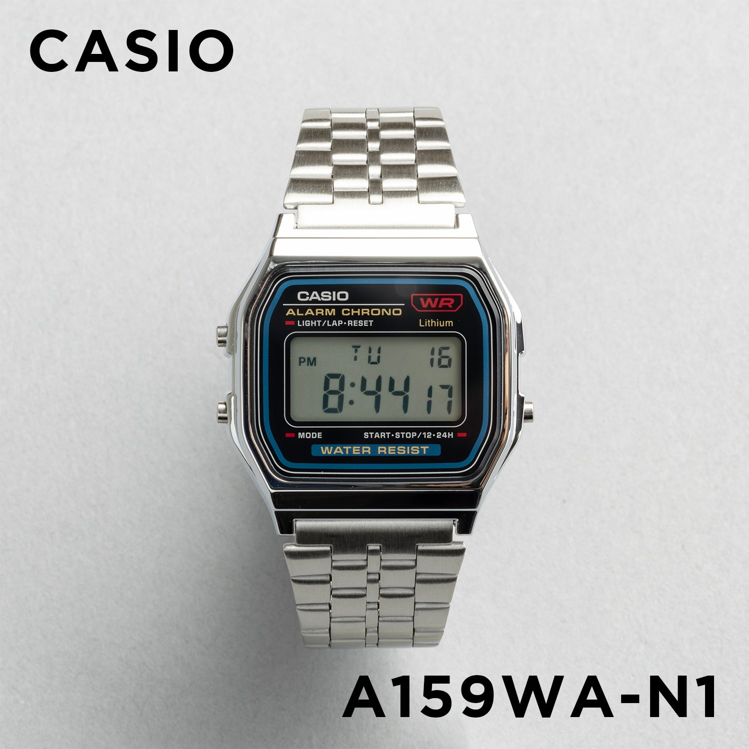 CASIO カシオ A159WA-N1 メンズ 腕時計 日常生活用防水 10年保証