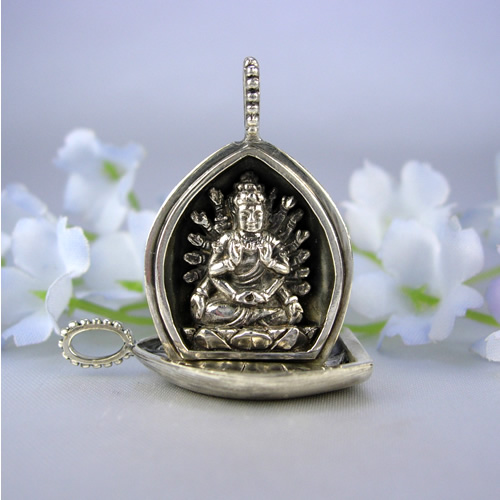 十二支守り本尊】千手観音菩薩 ペンダントsv711 - 御徒町の宝石屋