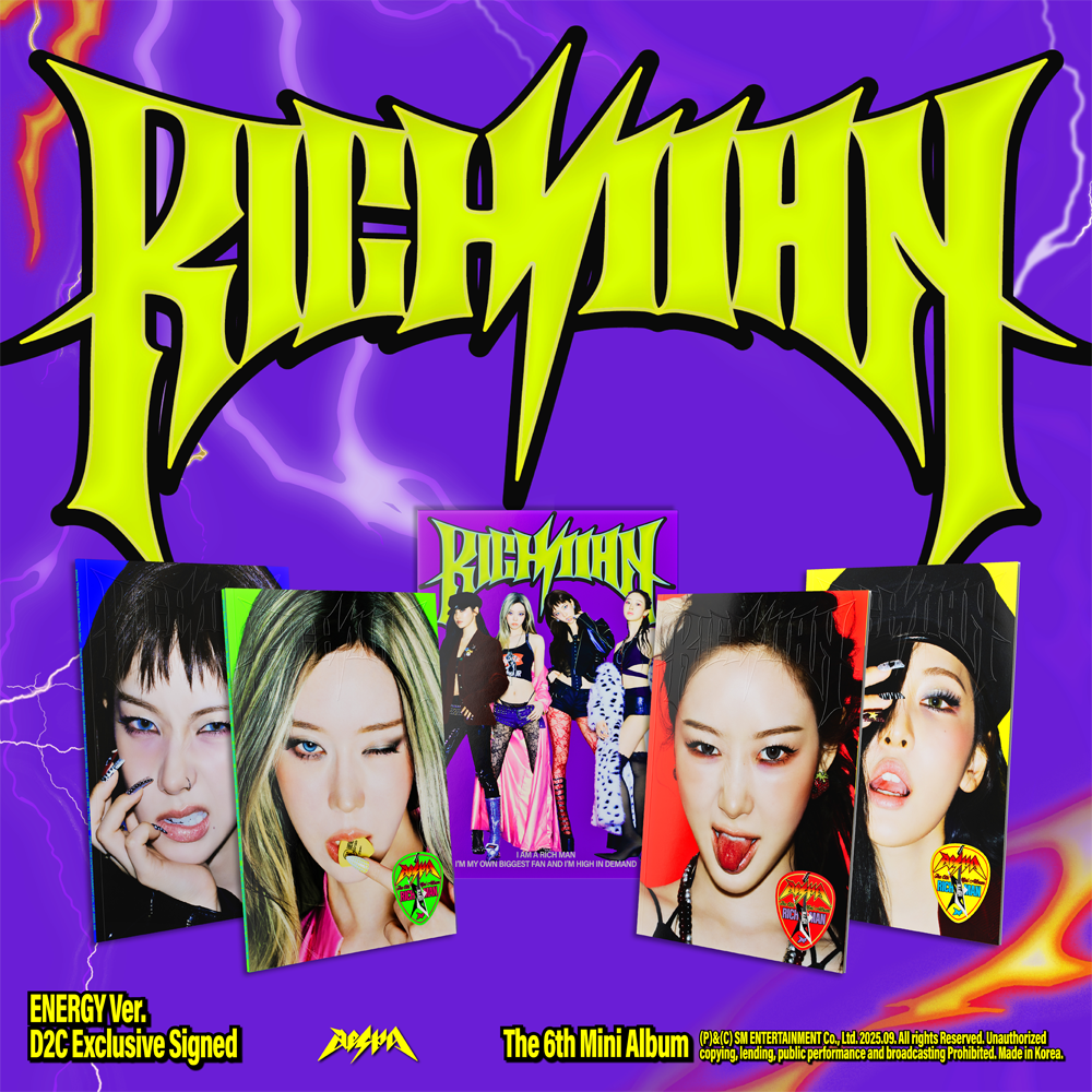 Rich Man - The 6th Mini Album_ENERGY Ver. (GROUP Version) SIGNED