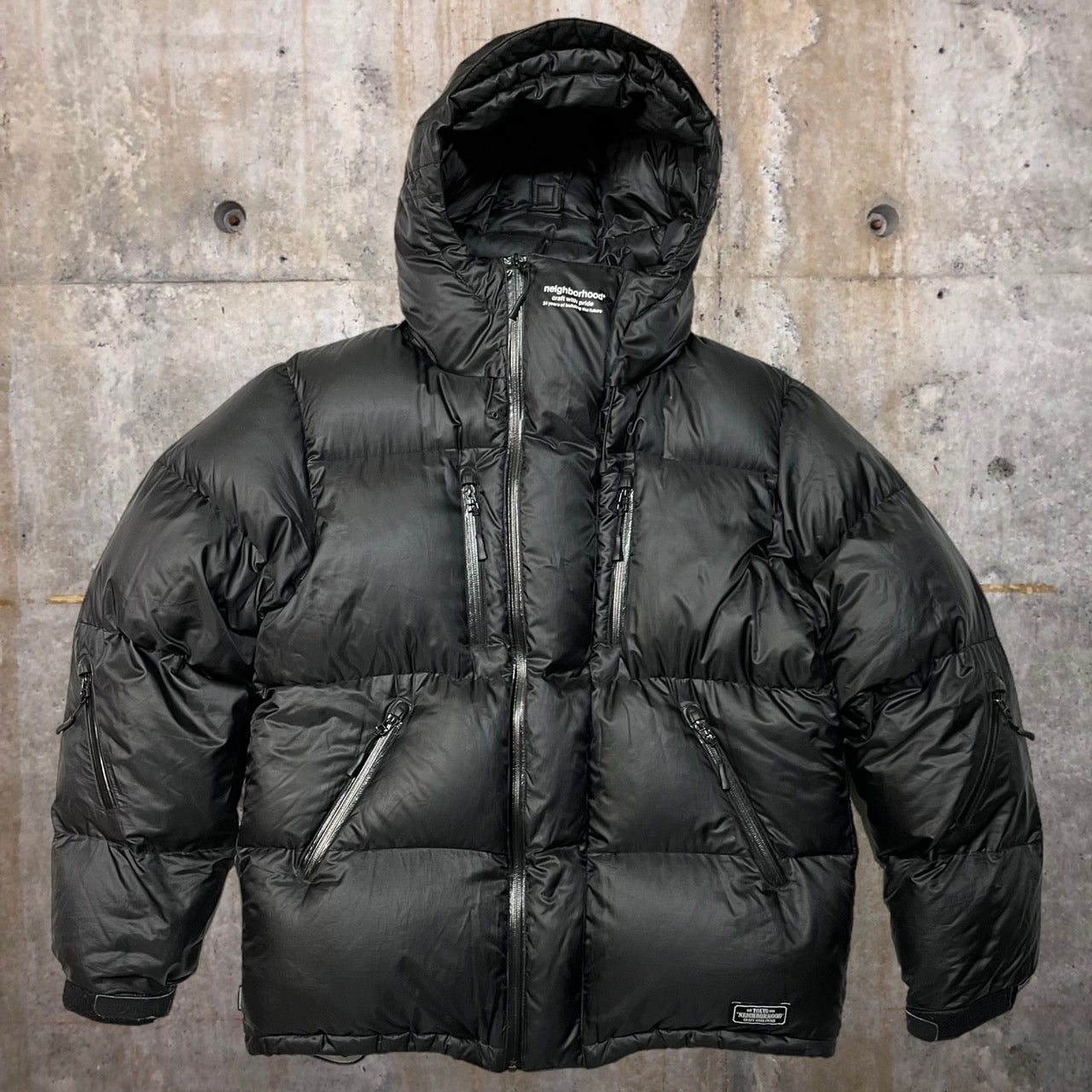 NEIGHBORHOOD(ネイバーフッド) DEJ DOWN/ロゴダウンジャケット 182TSNH