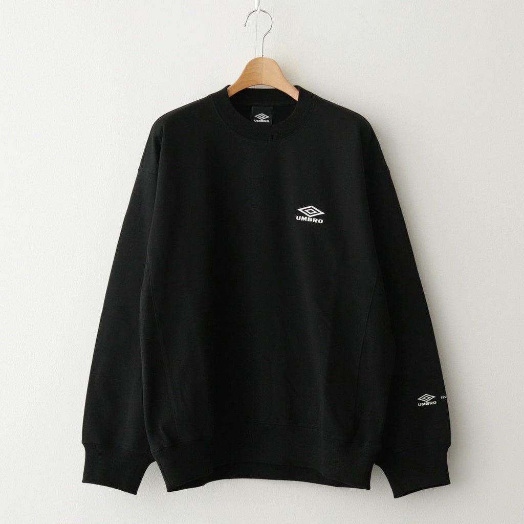 ssstein × UMBRO - HIGH GAUGE COTTON SWEAT LS #BLACK [ST.1346