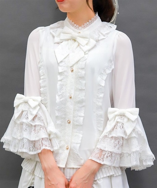 姫袖7分丈ブラウス | Chalmiere | axes femme onlineshop