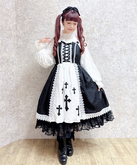 クロスモチーフジャンスカ | Chalmiere | axes femme onlineshop
