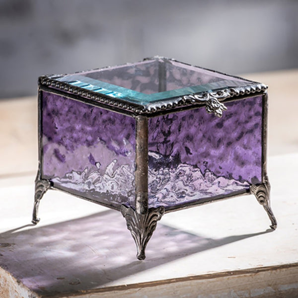 Purple Glass Jewelry Box - Getty Museum Store