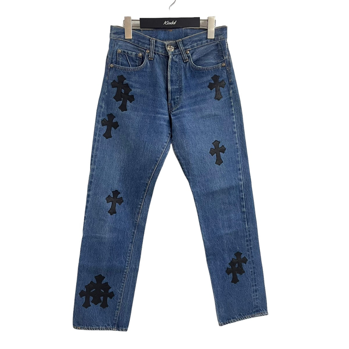 CHROME HEARTS×LEVI'S クロスパッチデニムパンツ インディゴ サイズ 25