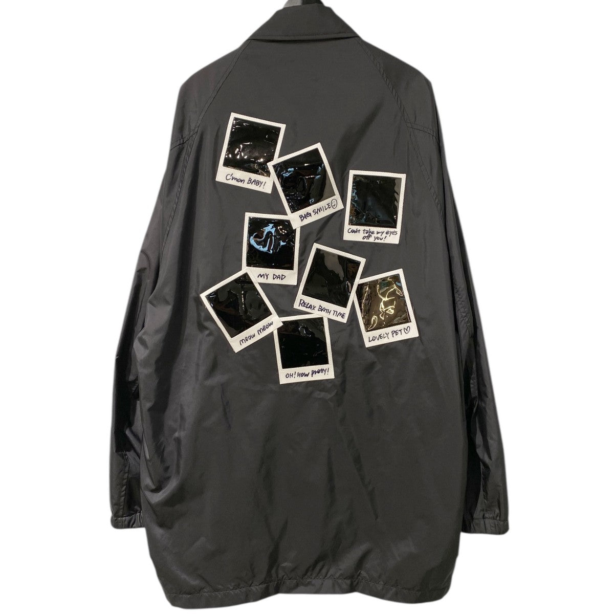 doublet(ダブレット) 19AWPolaroid Film Coach Jacketバックポラロイド