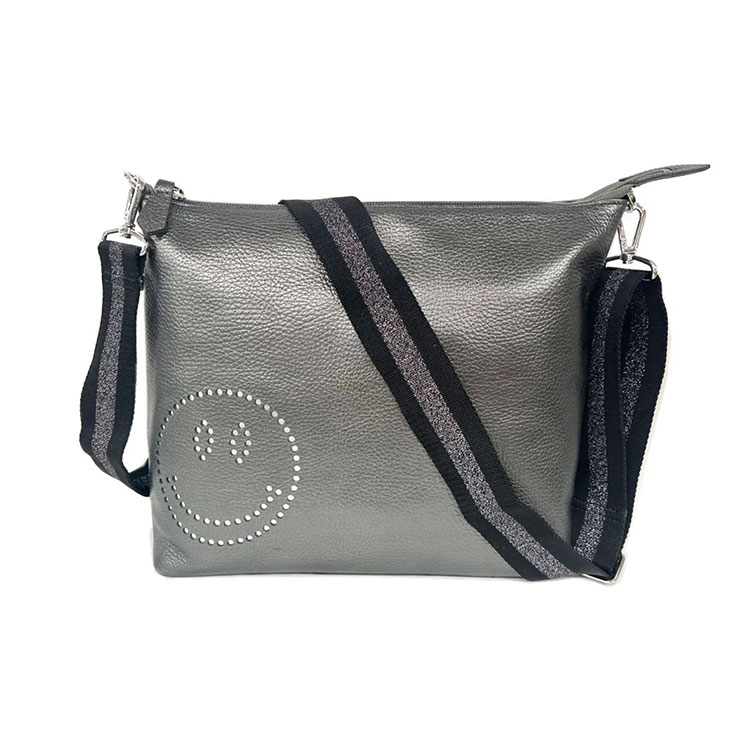 サロンドアルファード］スマイル ホリゾンタルポシェット ガンメタ|新